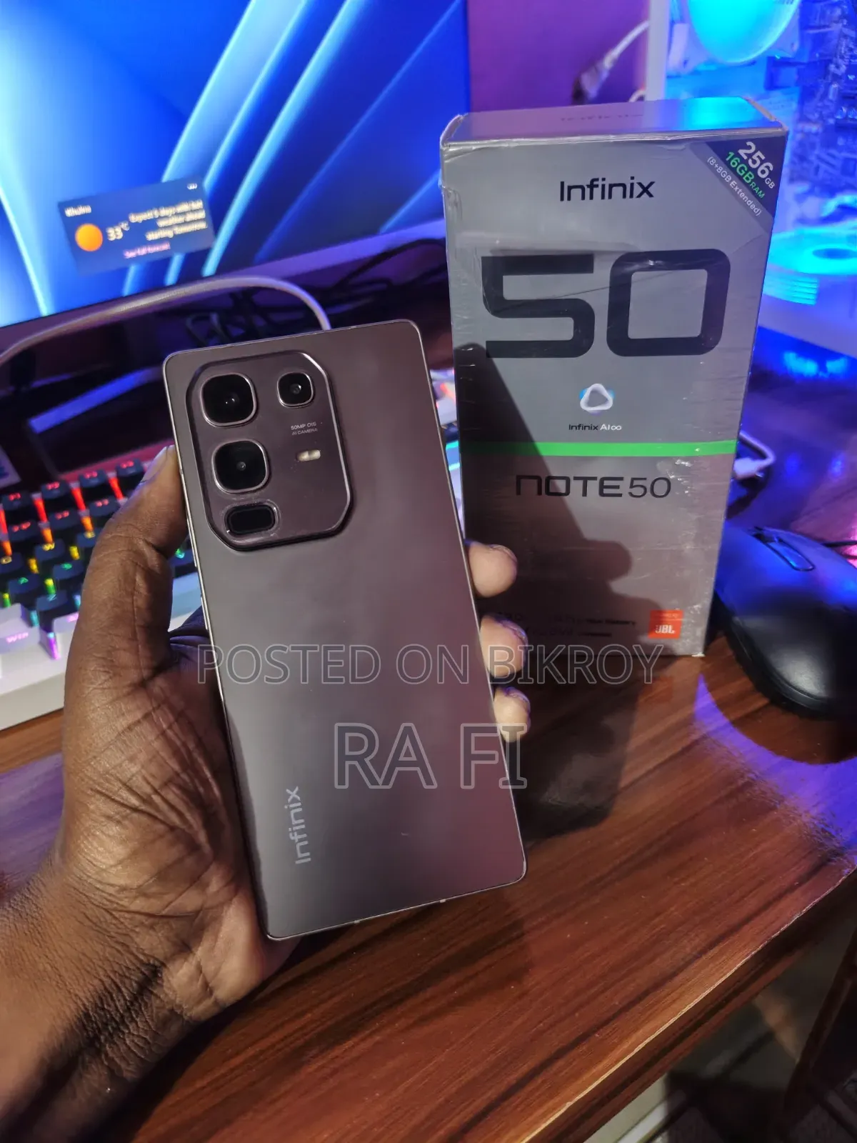 Infinix Note 50 4G 256 GB Gray