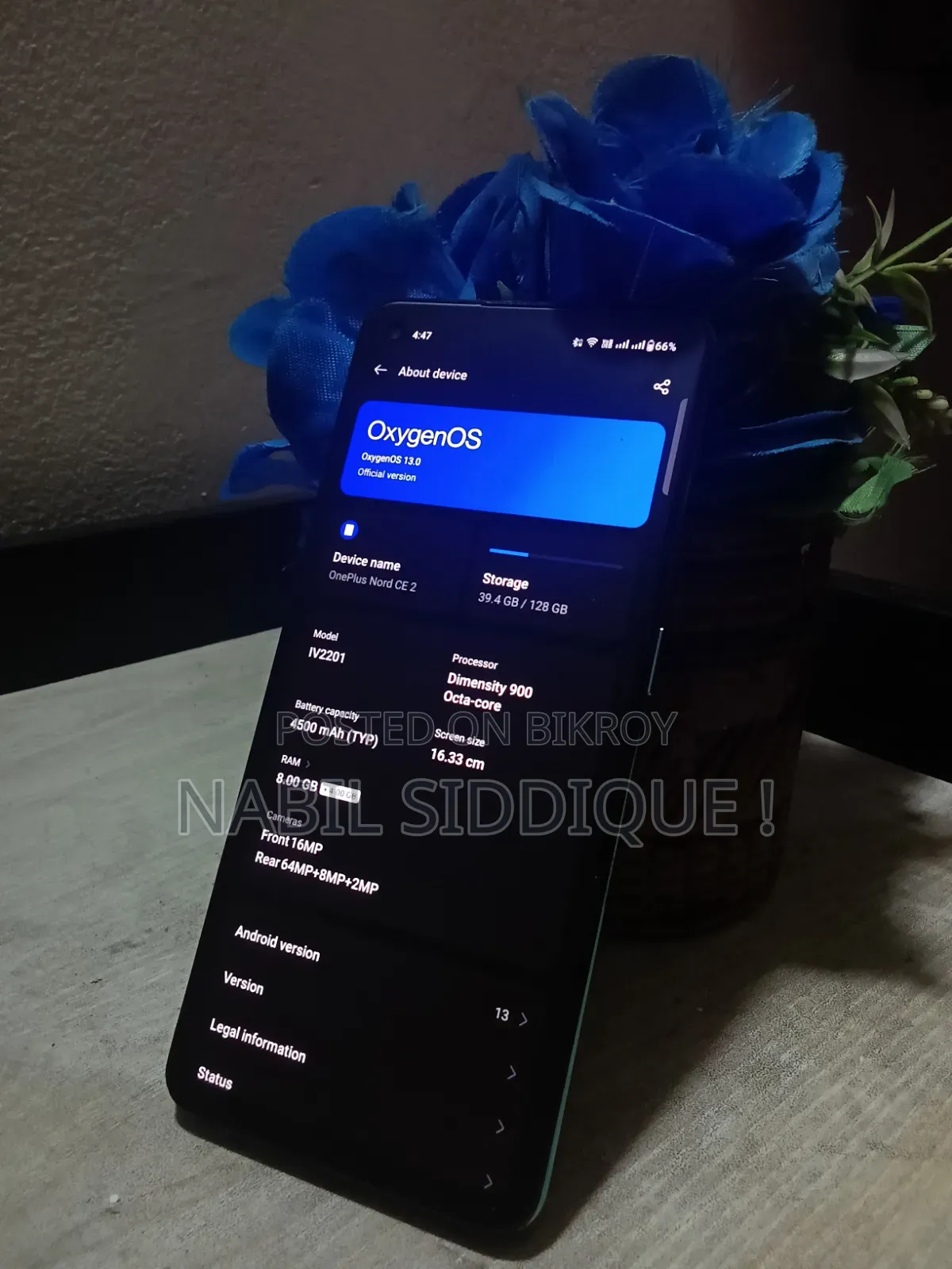 OnePlus Nord CE 2 5G 128 GB Blue