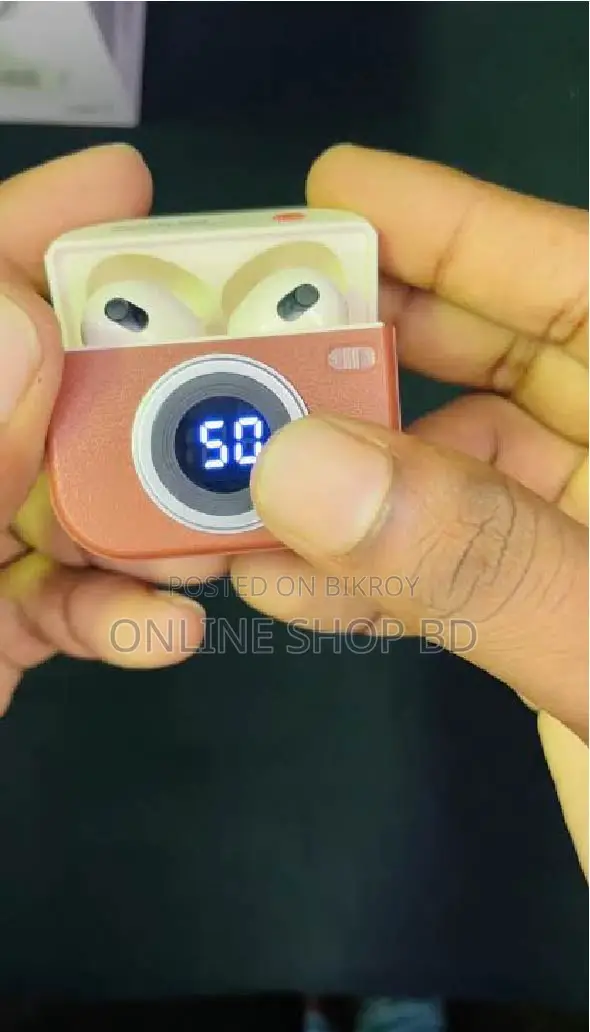 Q86 Retro Camera Design True Wireless Earbuds
