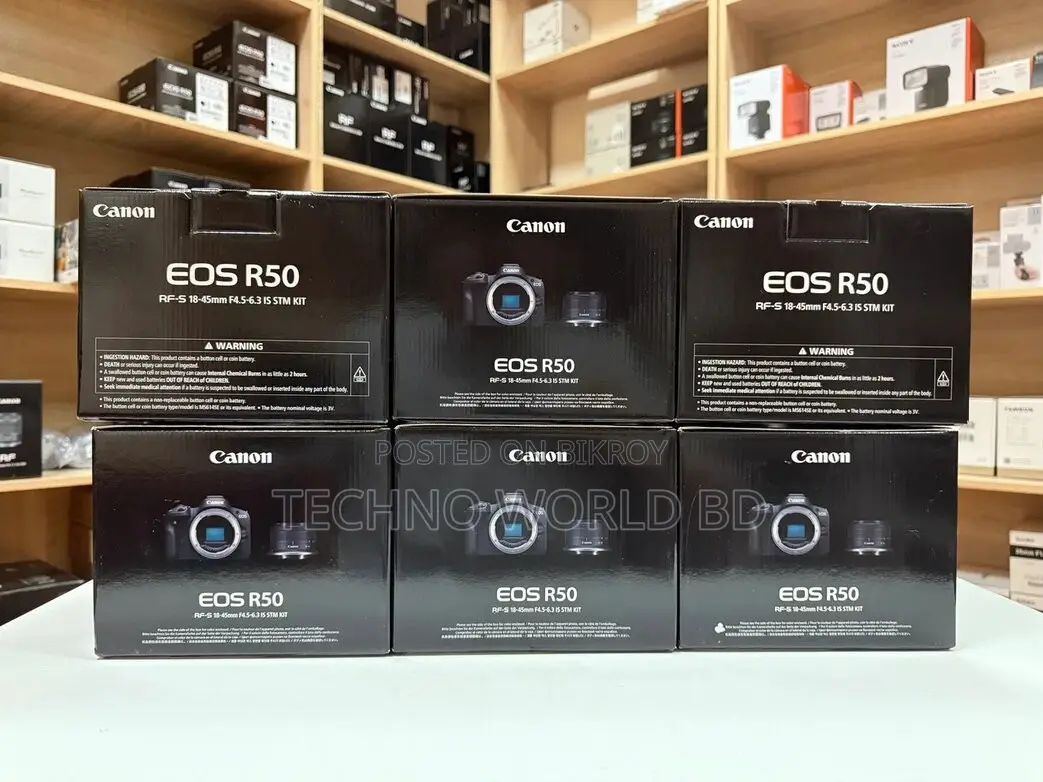 Canon EOS R50 Kit 18-45mm - Techno World BD
