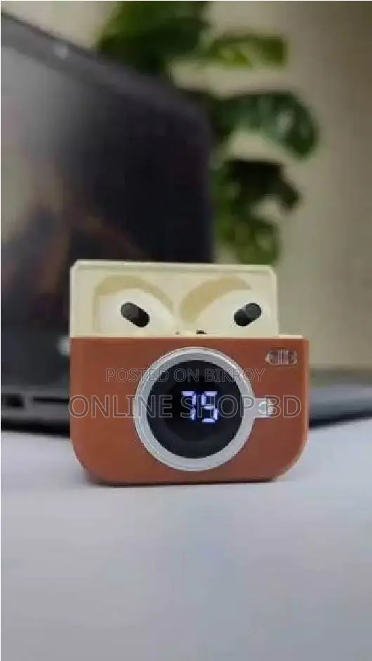 Q86 Retro Camera Design True Wireless Earbuds