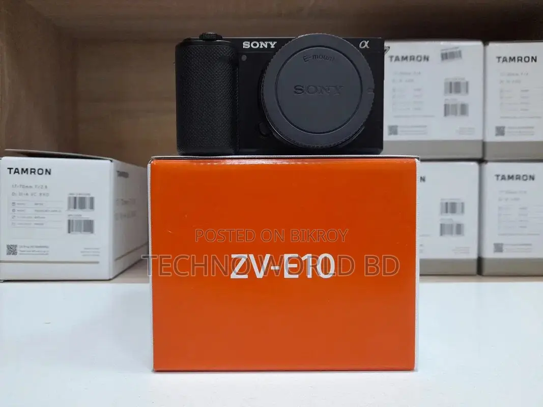 Sony ZV-E10 Mirrorless Camera Body Black - Techno World BD
