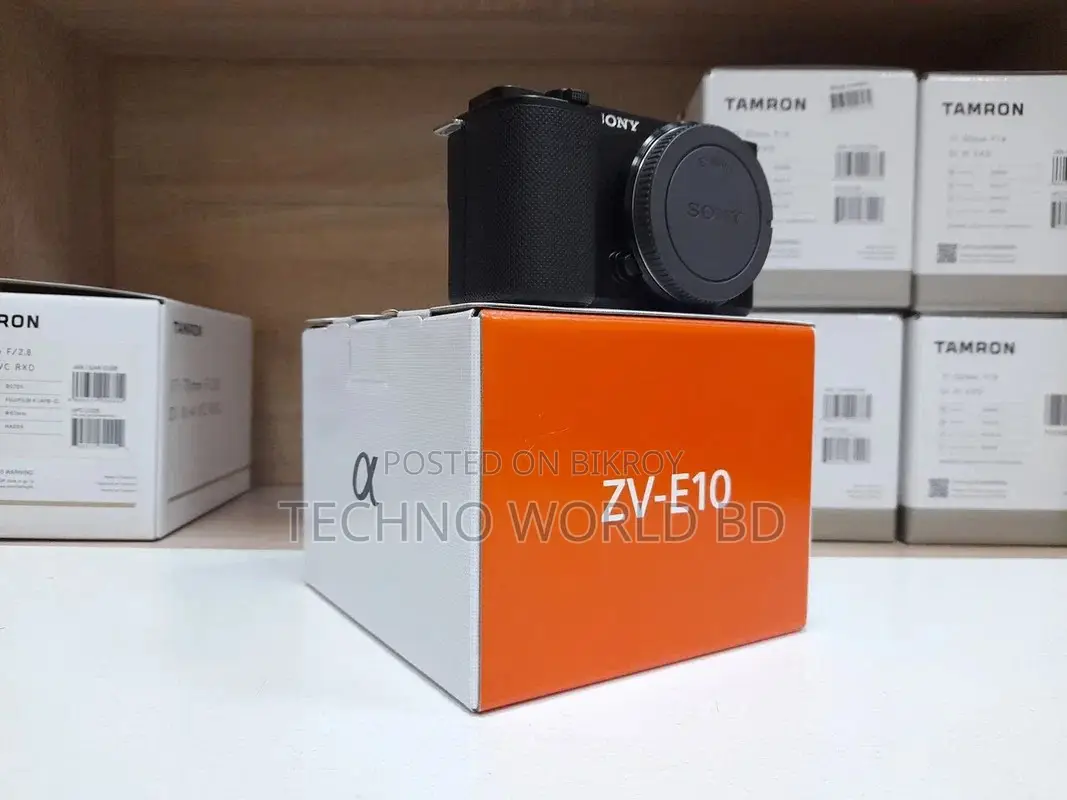 Sony ZV-E10 Mirrorless Camera Body Black - Techno World BD