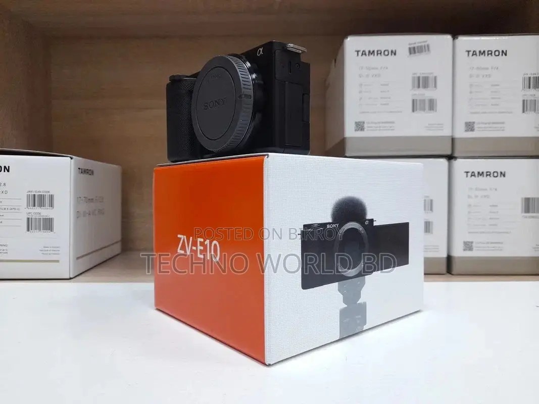 Sony ZV-E10 Mirrorless Camera Body Black - Techno World BD