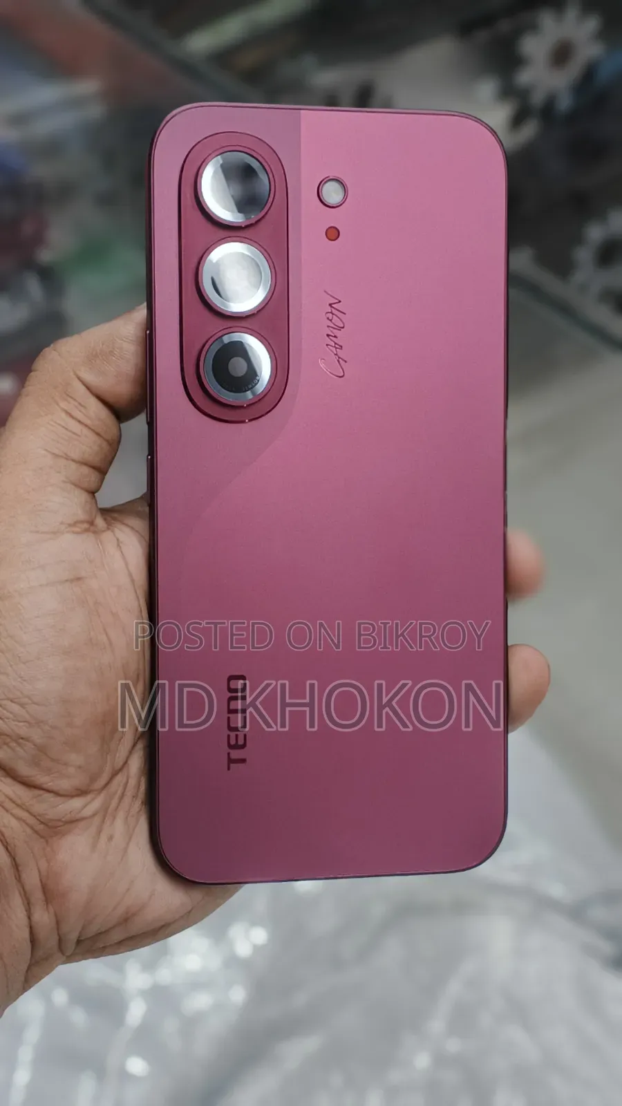 নিউ টেকনো ক্যামন স্লিম ২৫৬ জিবি রেড