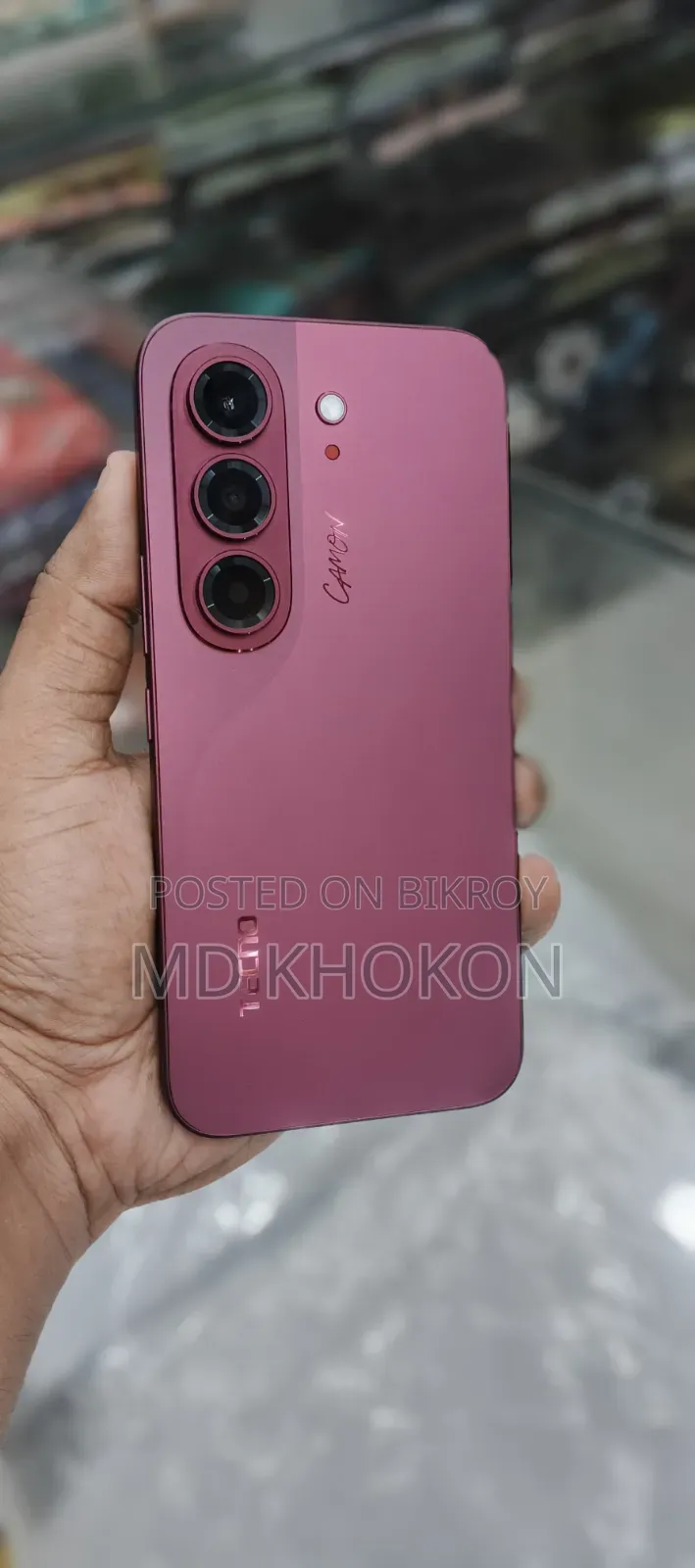 নিউ টেকনো ক্যামন স্লিম ২৫৬ জিবি রেড