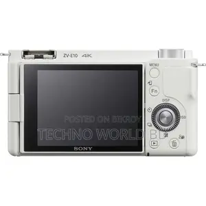 Sony ZV-E10 Kit 16-50mm (White) - Techno World BD