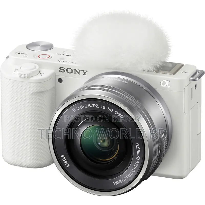 Sony ZV-E10 Kit 16-50mm (White) - Techno World BD