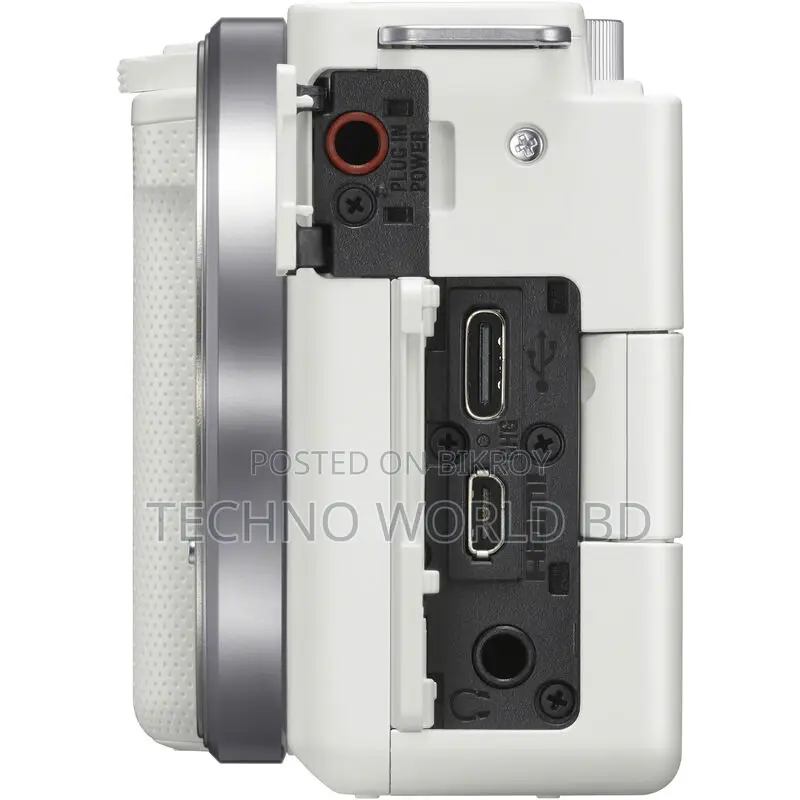 Sony ZV-E10 Kit 16-50mm (White) - Techno World BD
