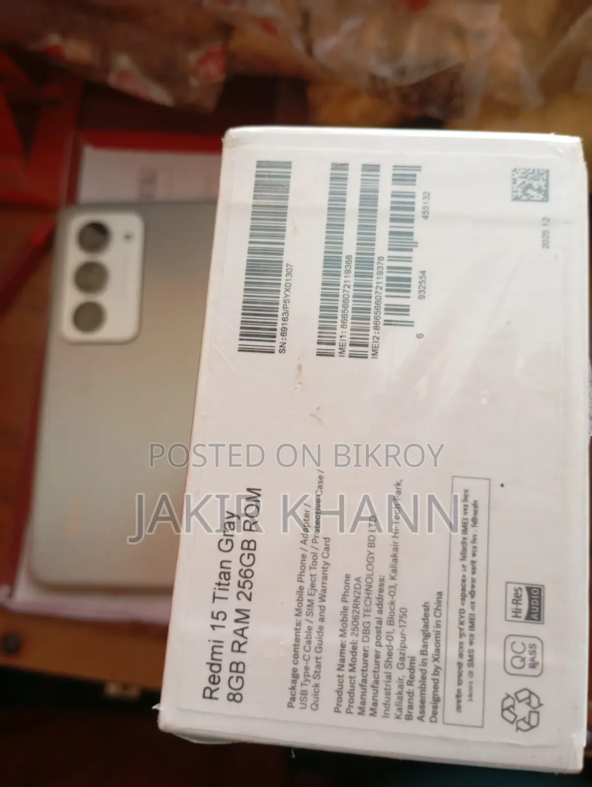 Xiaomi 15 256 GB Gray