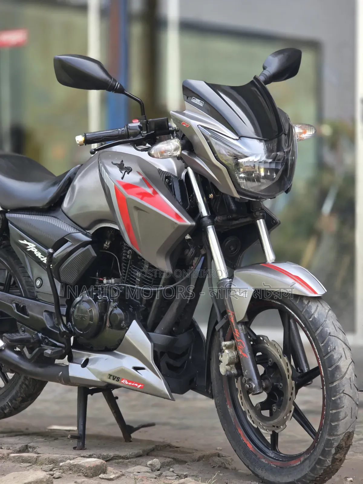 টিভিএস অ্যাপাচি আরটিআর ১৬০ টুভি ২০১৬ ব্ল্যাক