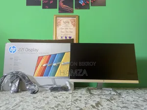 HP 22F Black Monitor (Display Broken)
