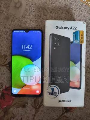 স্যামসাং গ্যালাক্সি এ২২ ১২৮ জিবি ব্ল্যাক