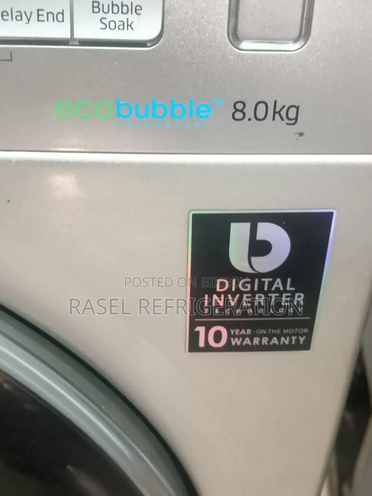 Digital Inverter Samsung 8 KG Washing Machine for Sale
