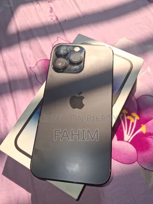 অ্যাপল আইফোন ১৪ প্রো ম্যাক্স ২৫৬ জিবি ব্ল্যাক
