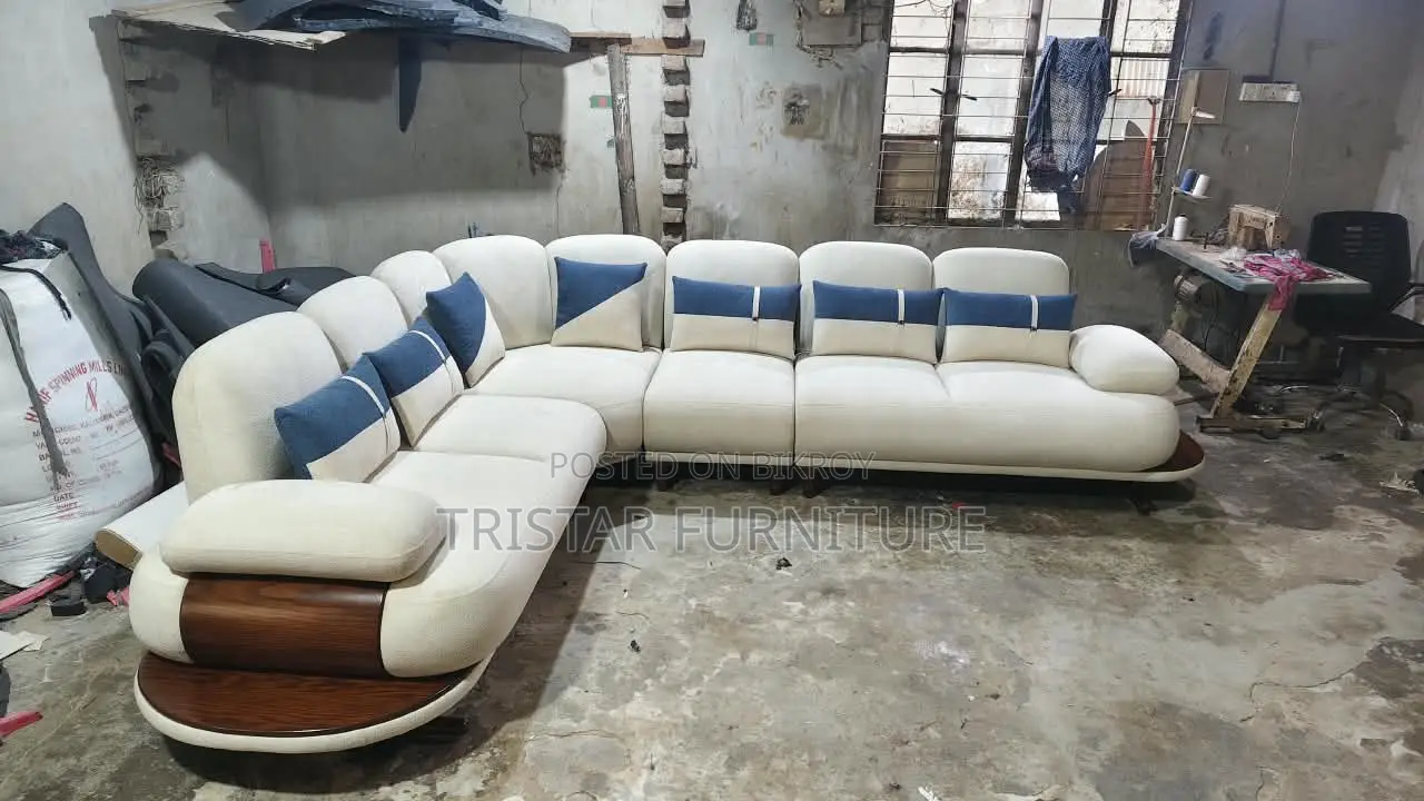 5 Seater L Shape Sofa Set