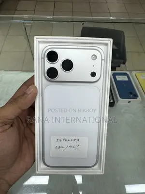অ্যাপল আইফোন ১৭ প্রো ম্যাক্স ২৫৬ জিবি সিলভার