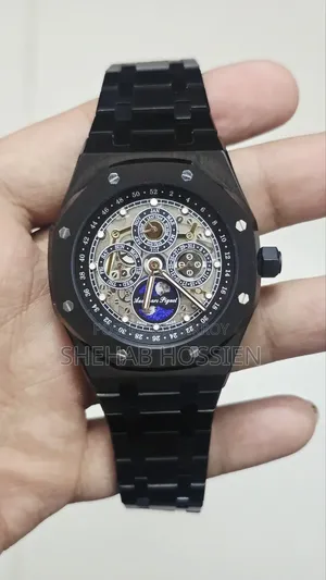 Audemars Piguet Master Grade Skeleton Automatic Watch - Premium Black