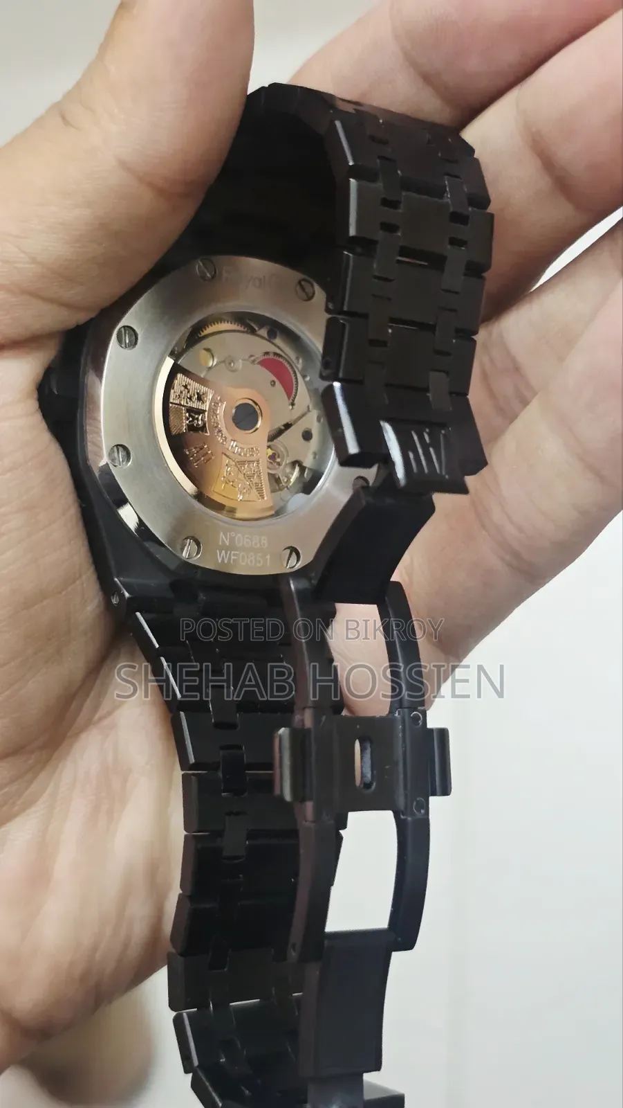 Audemars Piguet Master Grade Skeleton Automatic Watch - Premium Black