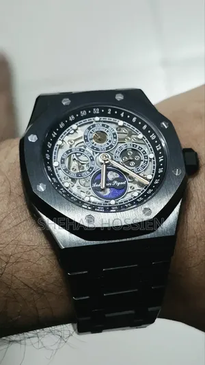 Audemars Piguet Master Grade Skeleton Automatic Watch - Premium Black