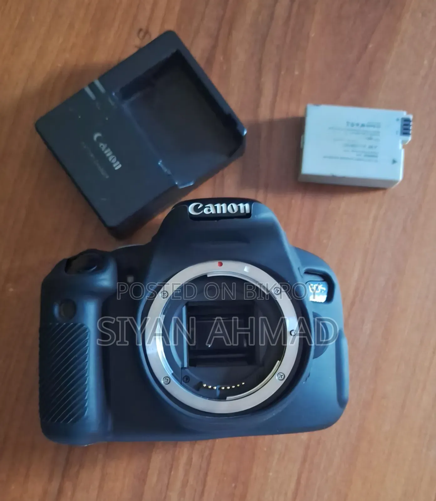 Canon 600D Dead Body+ Silicon Case + Battery + Charger