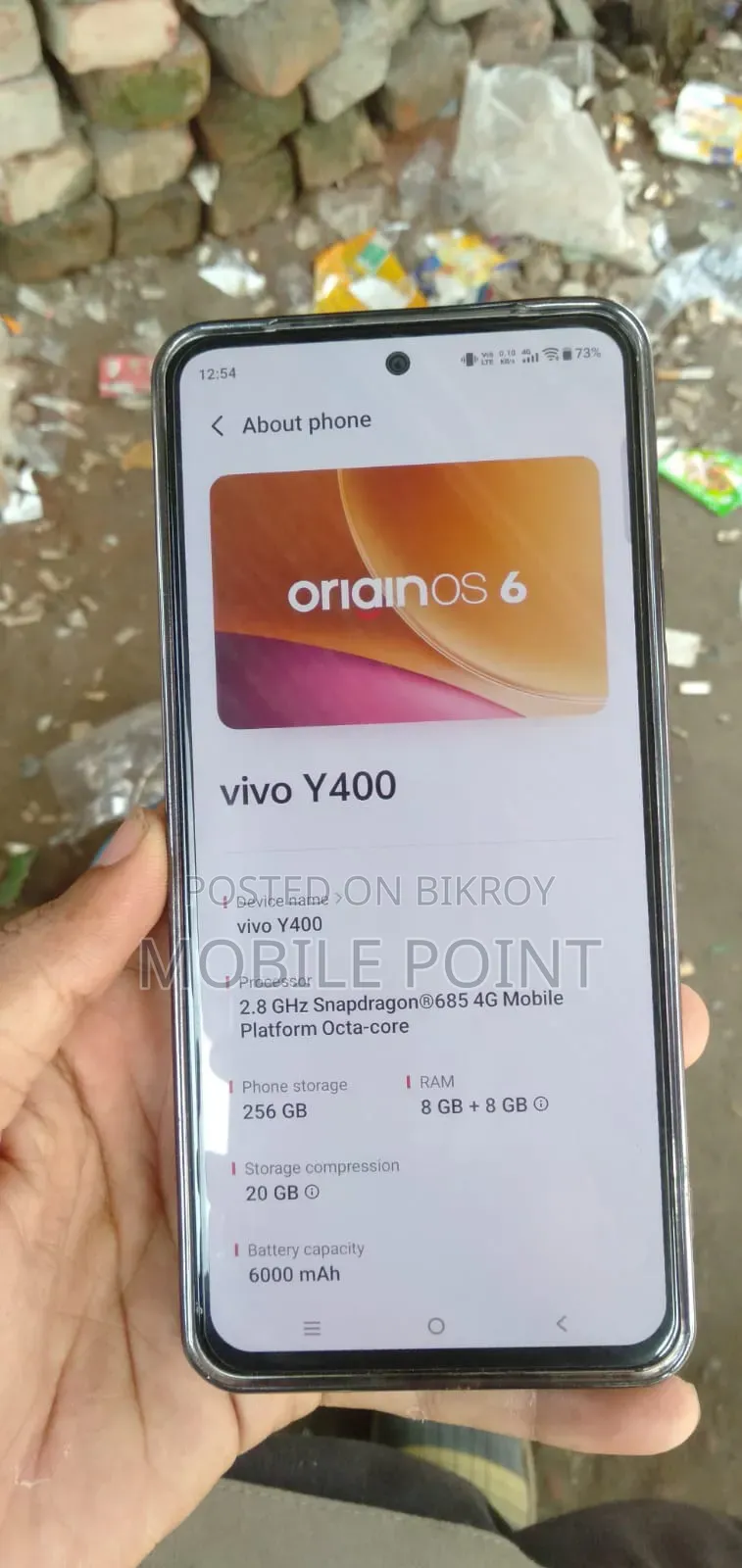 Vivo Y400 256 GB White