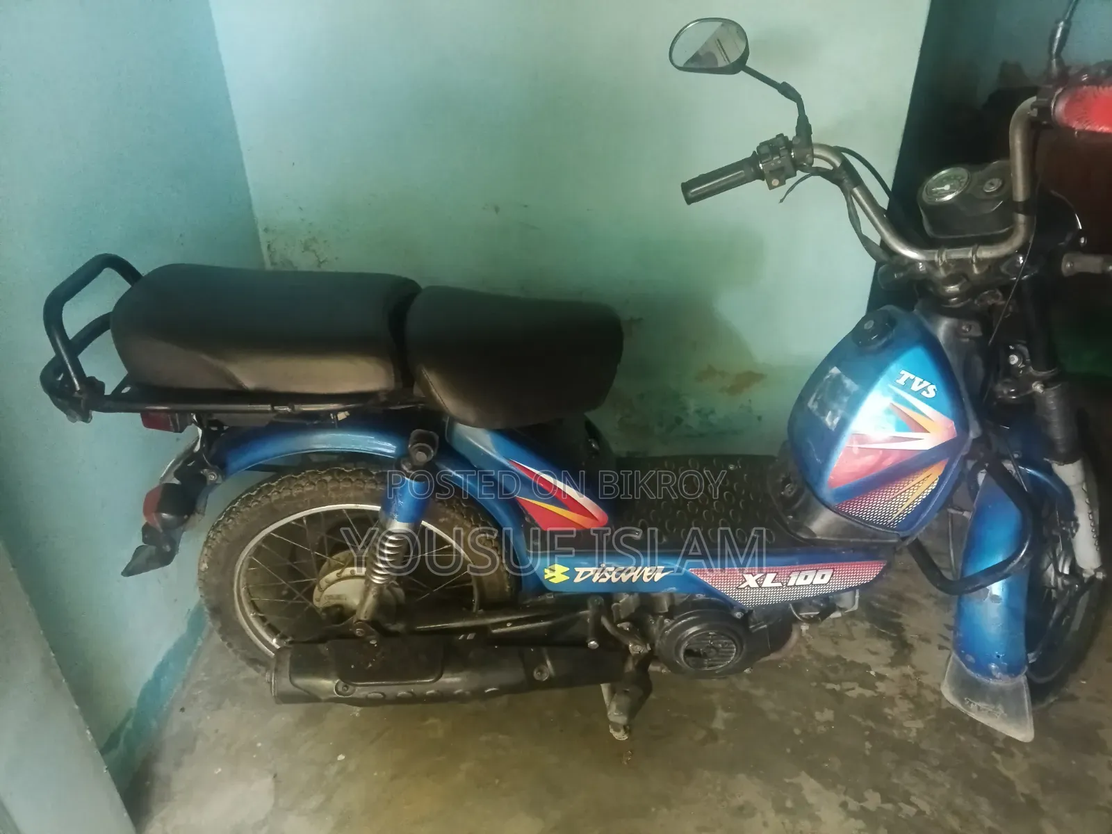 TVS XL 100 2019 Blue