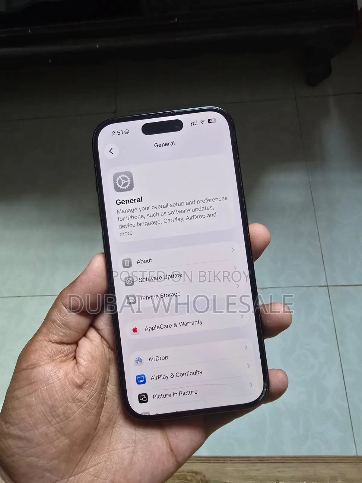 অ্যাপল আইফোন ১৫ ১২৮ জিবি কালো