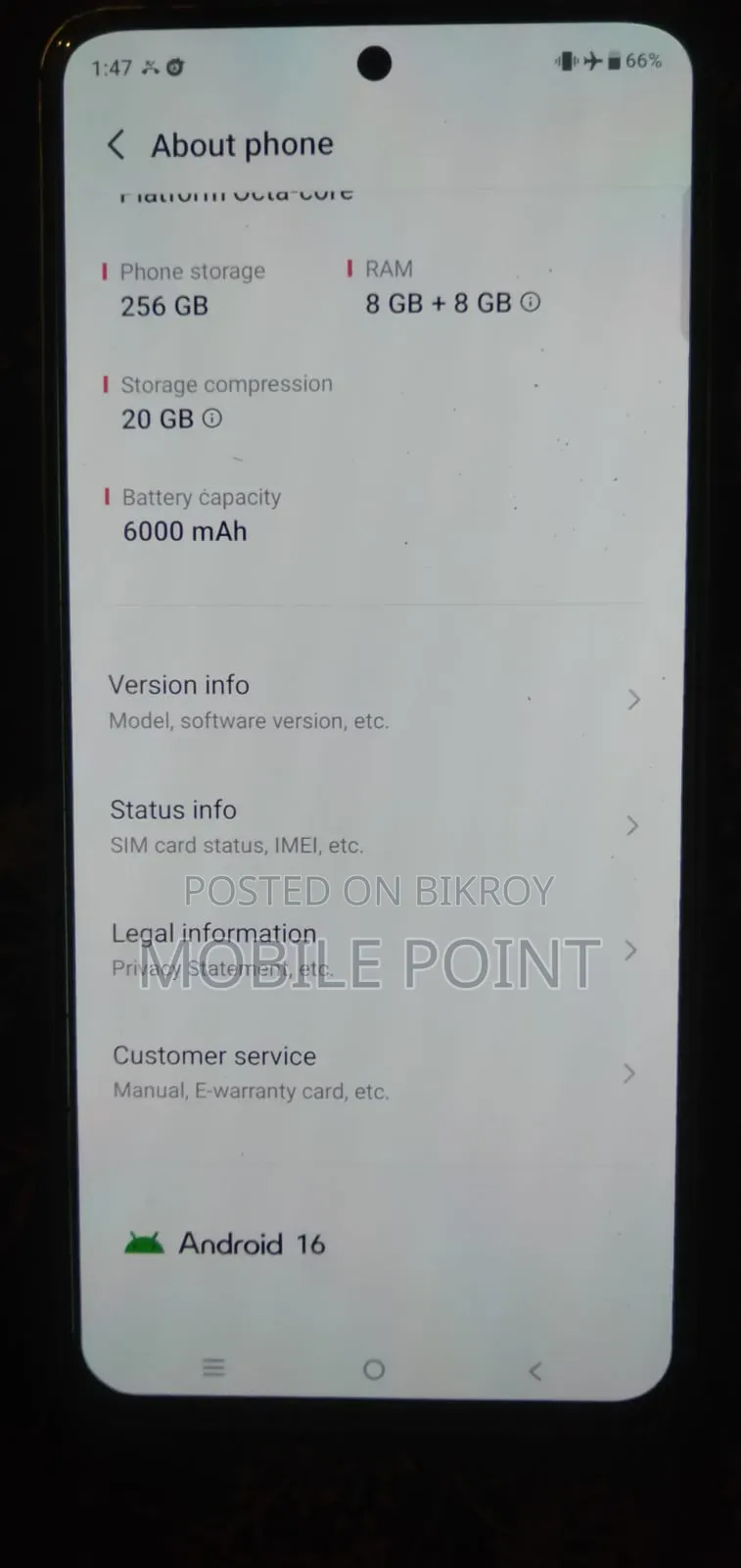 Vivo Y400 256 GB White