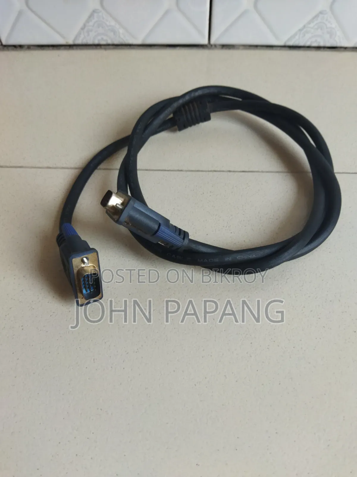 Havit VGA Male to Male, 1.5 Meter, Black Cable