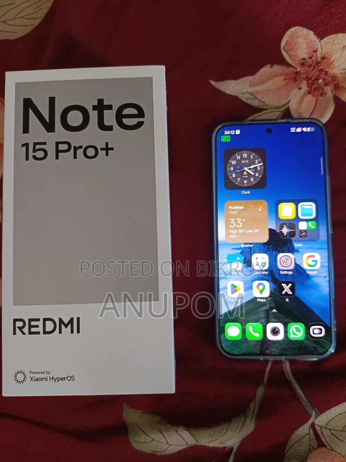 নতুন শাওমি রেডমি নোট ১৫ প্রো+ ২৫৬ জিবি সাদা