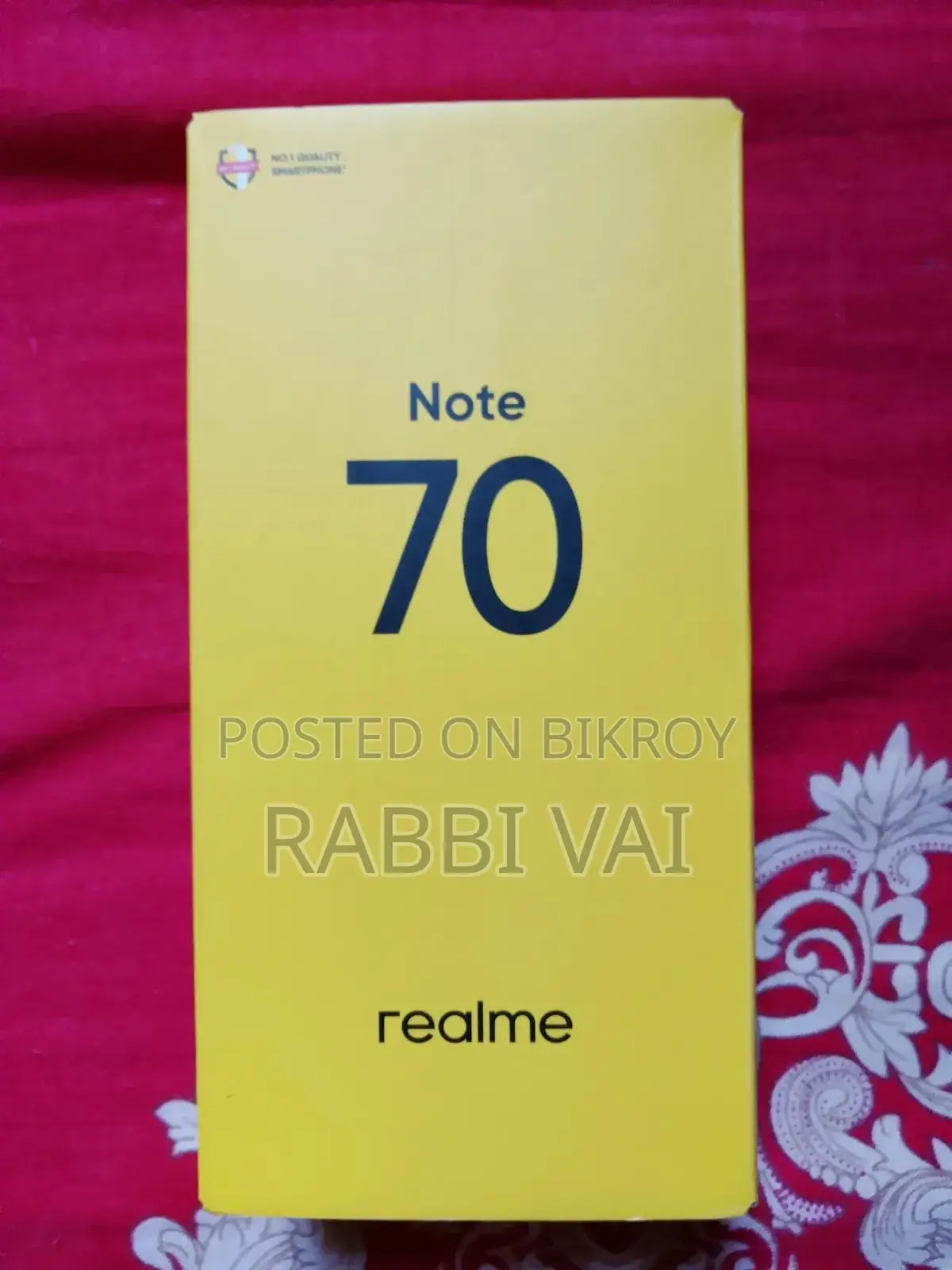 রিয়েলমি নোট ৭০ ১২৮ জিবি ব্ল্যাক