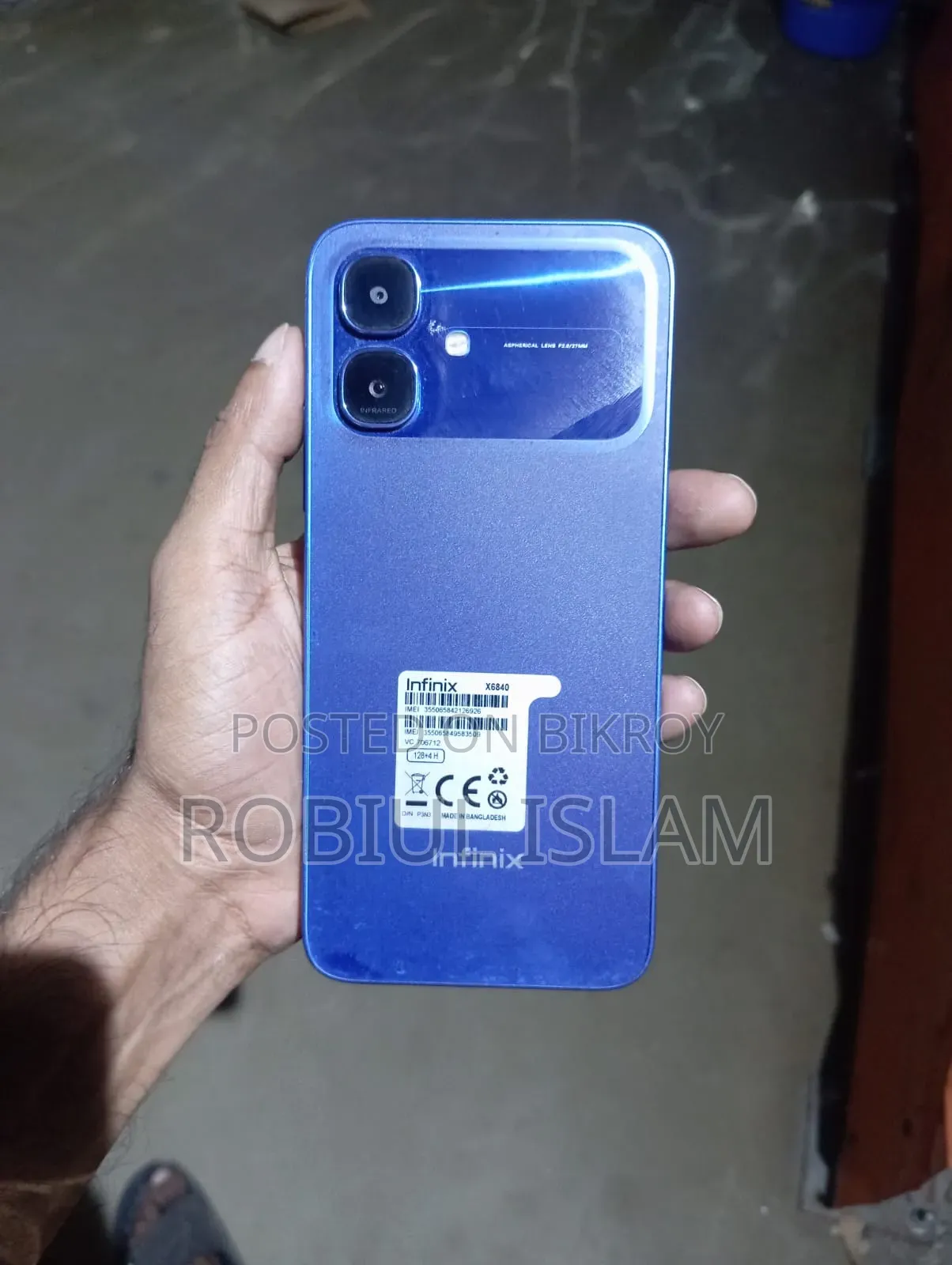 Infinix Smart 20 128 GB Blue