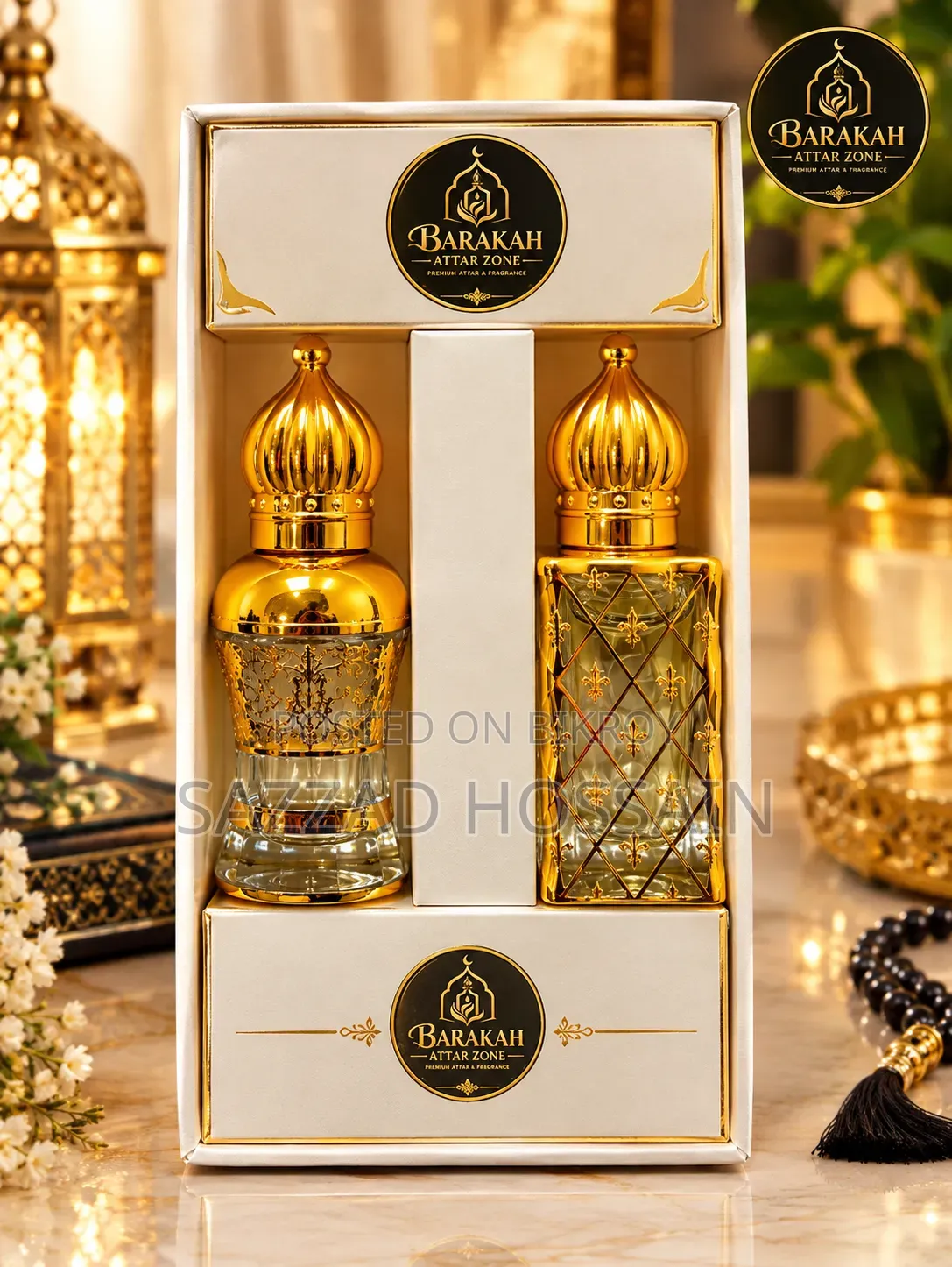 ২ পিচ প্রিমিয়াম কোয়ালিটি আতর। 12ml+12ml