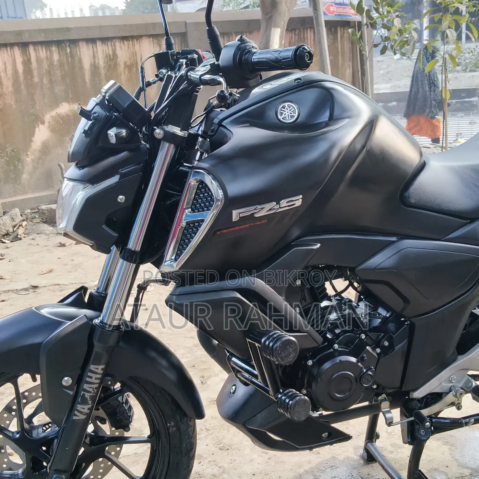 New Yamaha FZS V4 2026 Black