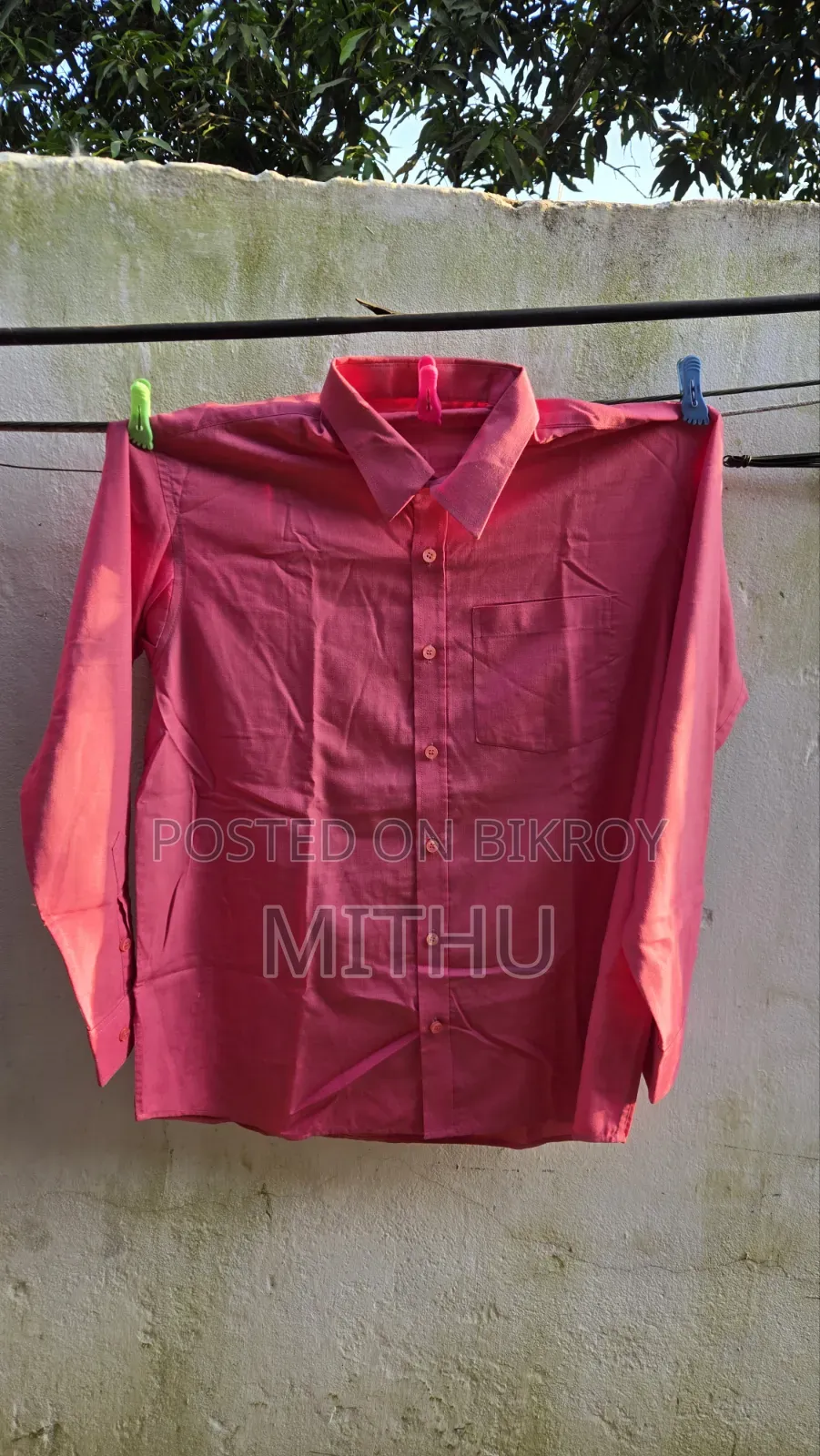 Vibrant Pink Color Shirt
