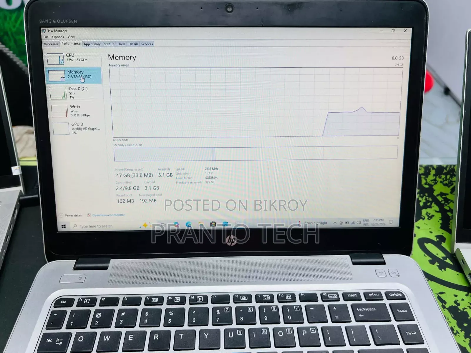 Laptop HP EliteBook 840 G4 8GB Intel Core i5 SSD 256GB