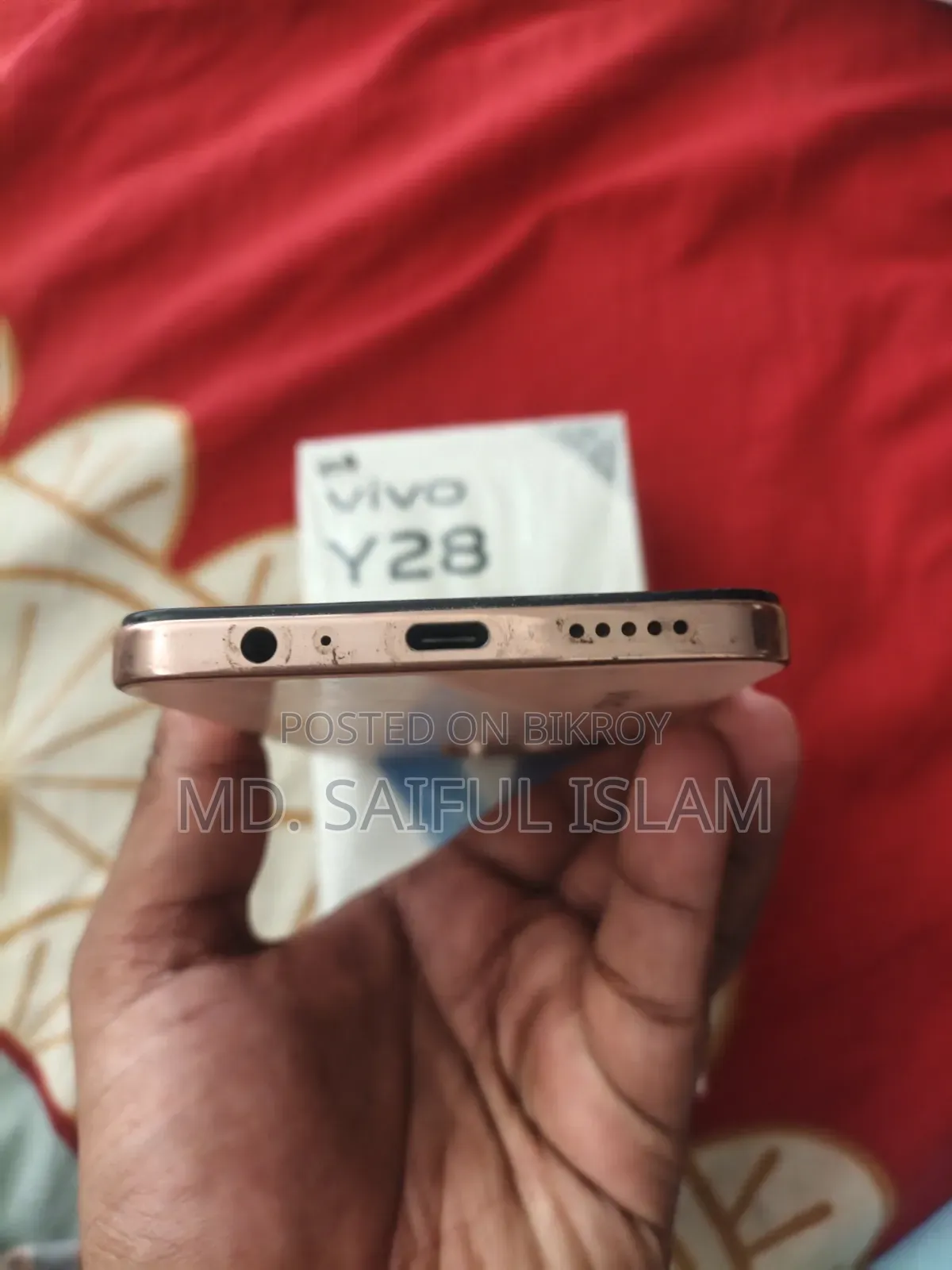 Vivo Y28 128 GB Rose Gold