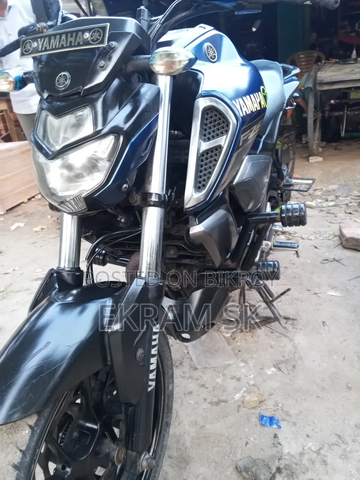 ইয়ামাহা এফজেএস ভি৩ ২০২১ নীল