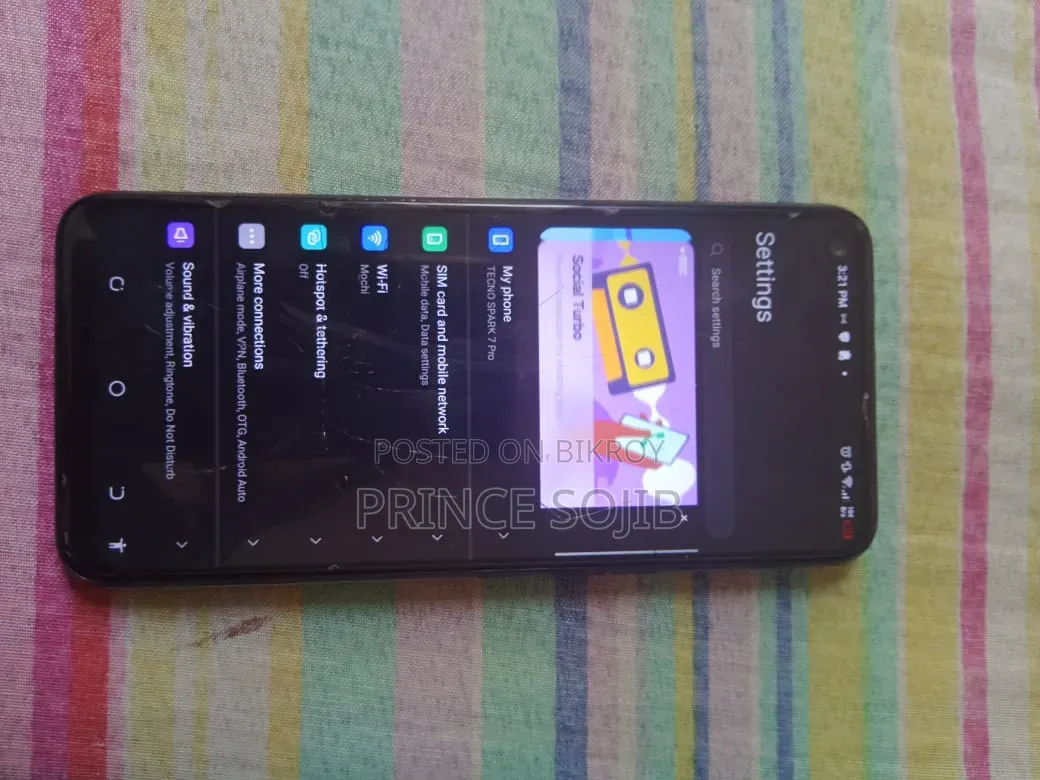 Tecno Spark 7 Pro 64 GB Black