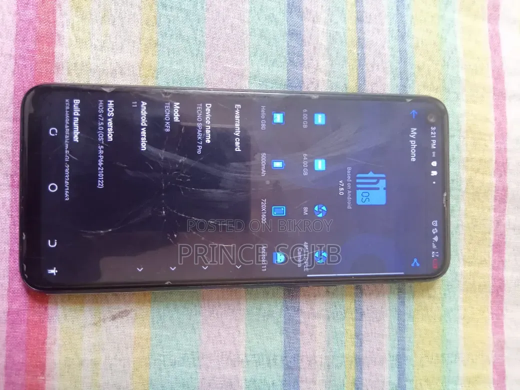 Tecno Spark 7 Pro 64 GB Black