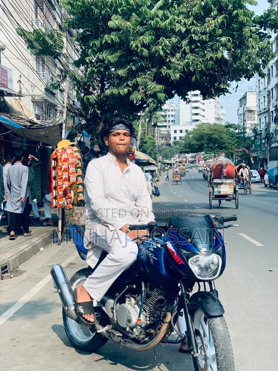 বাজাজ পালসার ১৫০ ২০০৮ নীল