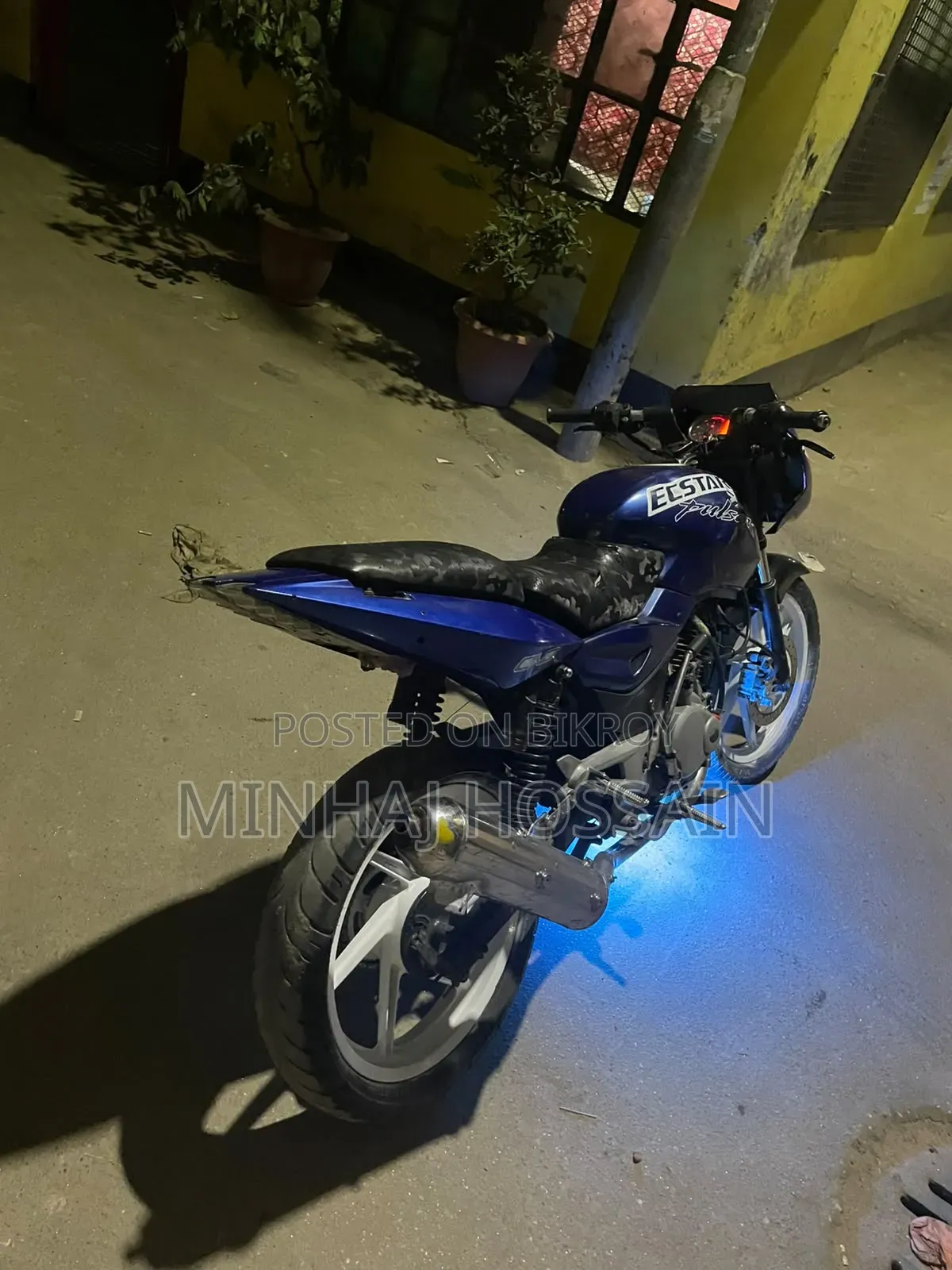 বাজাজ পালসার ১৫০ ২০০৮ নীল