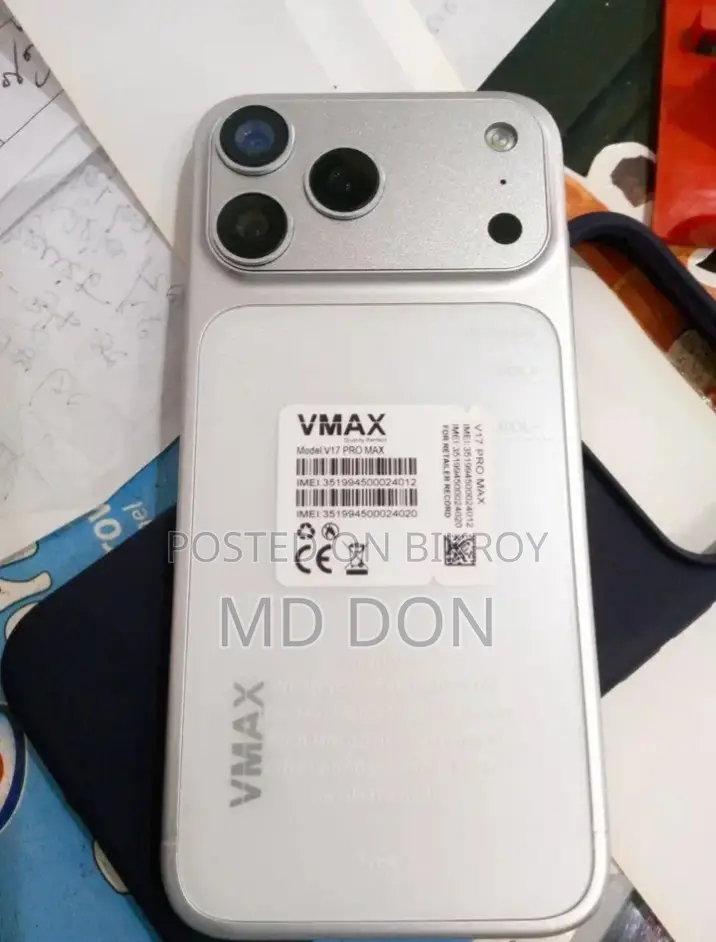 New VMAX V17 Pro Max 128 GB Silver