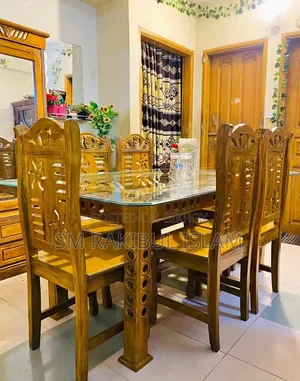 ডাইনিং টেবিল সেট + ৬টি চেয়ার