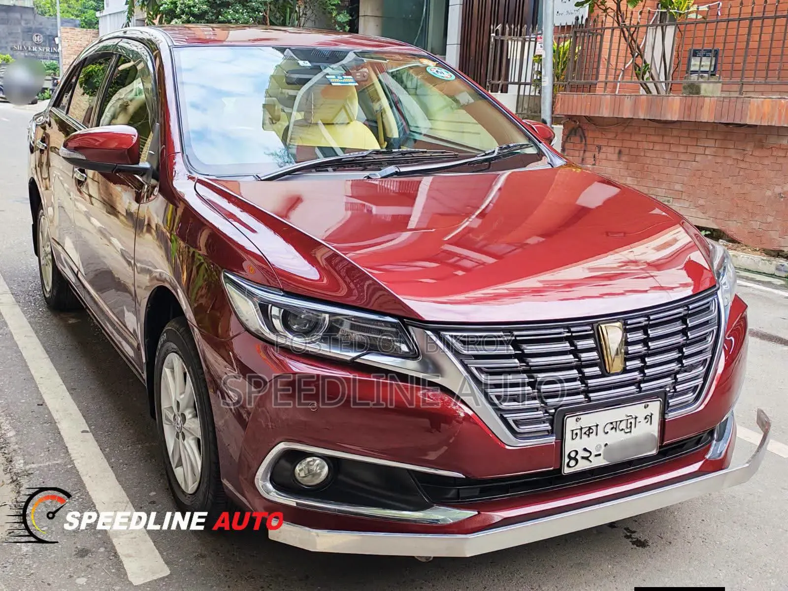 টয়োটা প্রিমিও ২০১৭ মেরুন