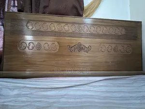 Malaysian MDF Wood 5x7 Feet Modern Bed Only