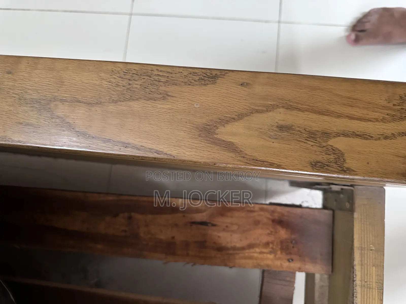 Malaysian MDF Wood 5x7 Feet Modern Bed Only