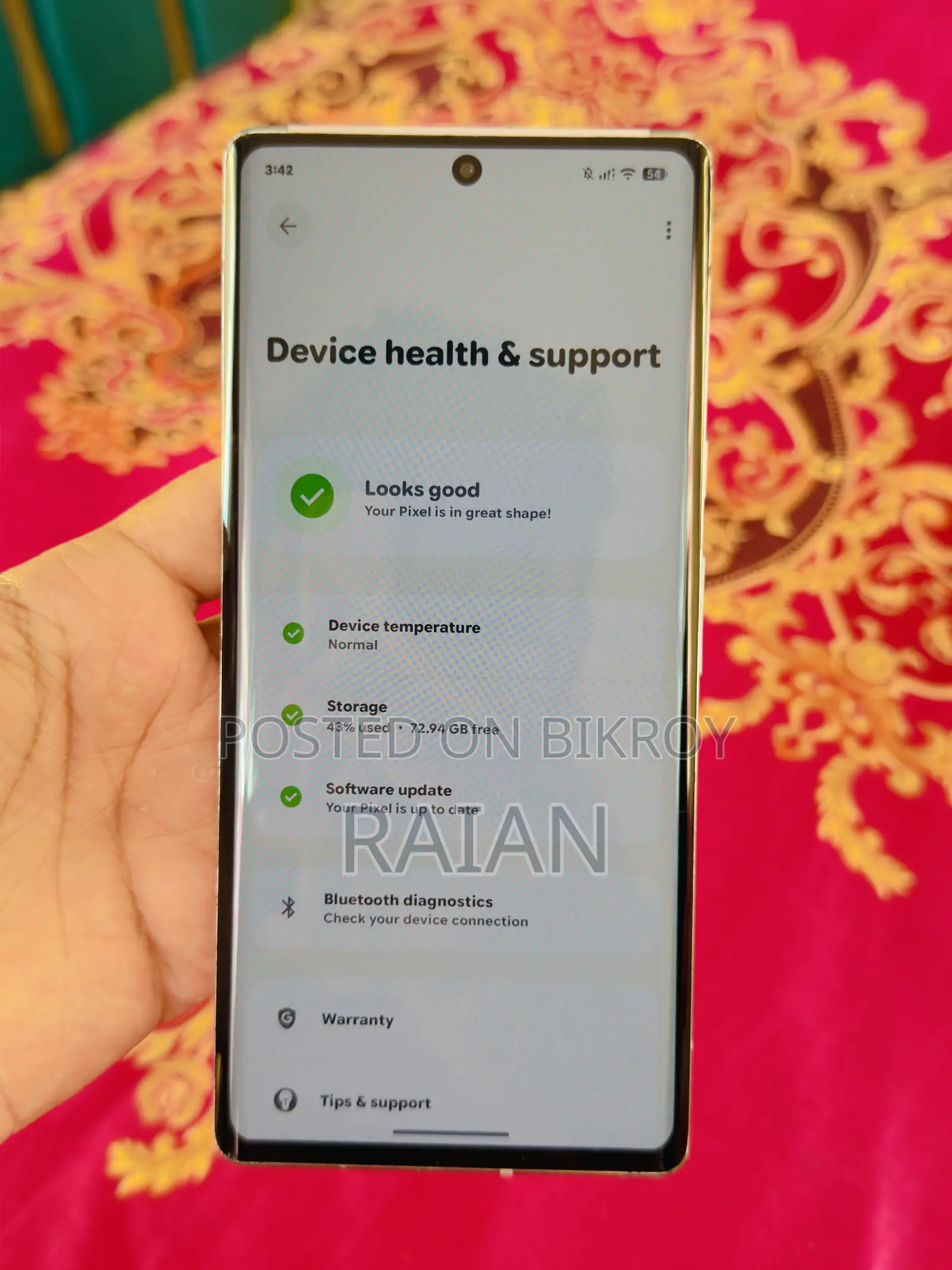 Google Pixel 6 Pro 128 GB White