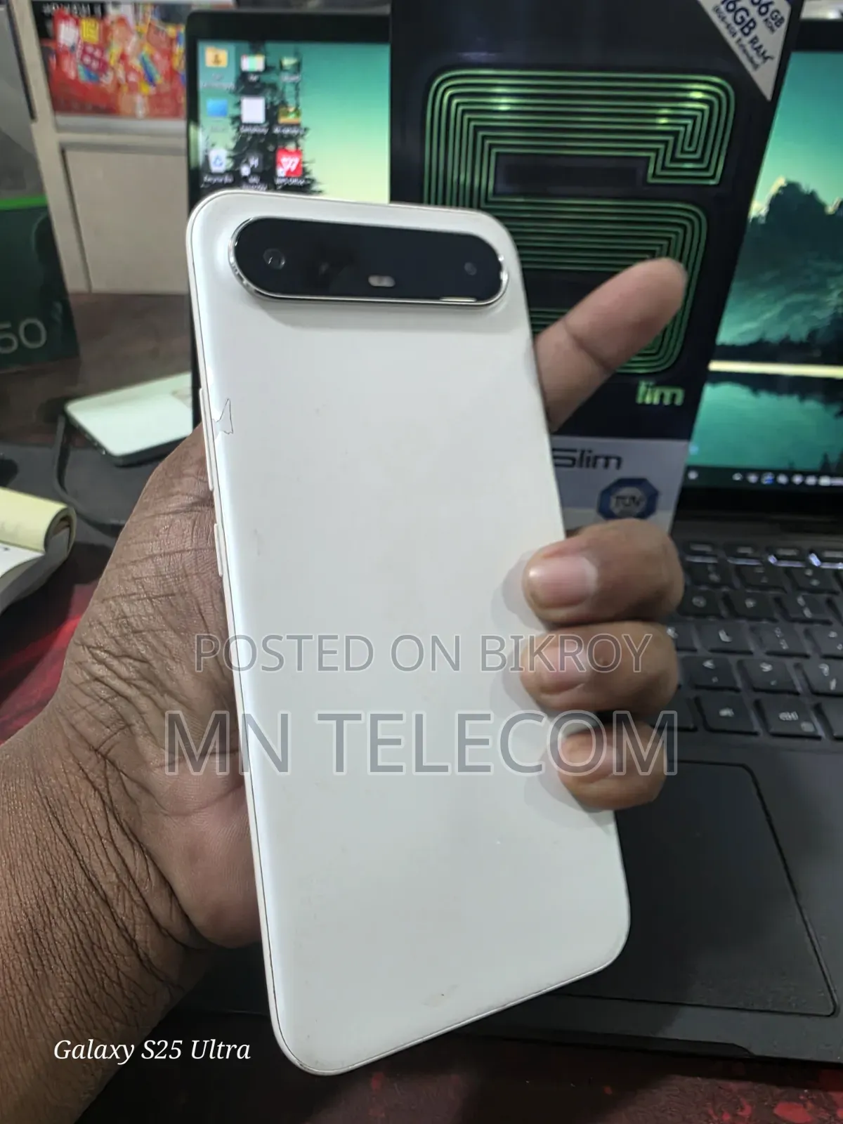টেকনো পোভা স্লিম ৫জি ২৫৬ জিবি সাদা